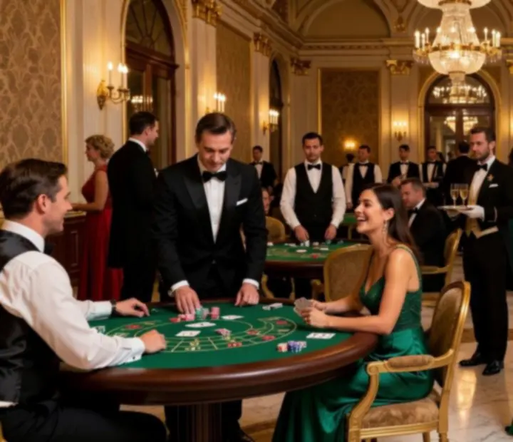Fotografie z luxusního kasinového eventu