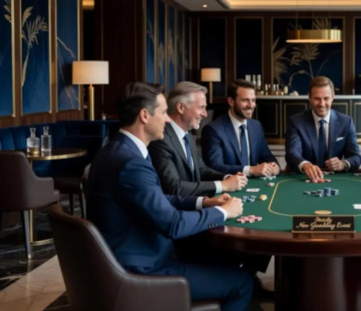 Elegantní pokerový večer v luxusním eventovém prostoru